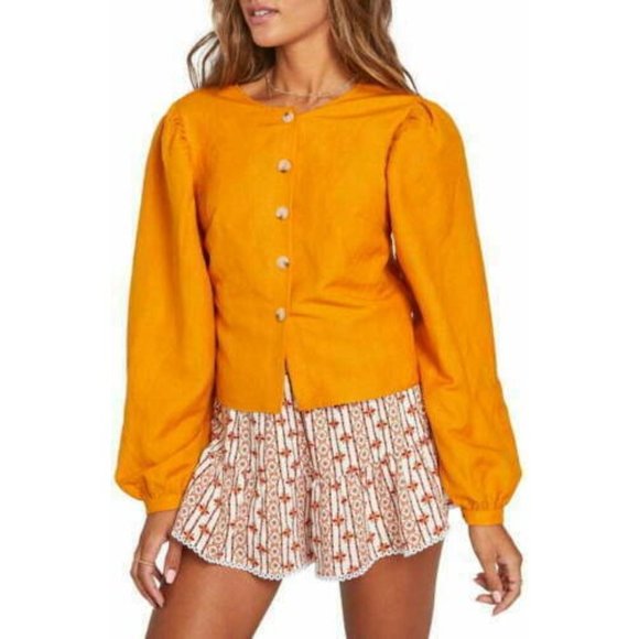 NWT Anthro Lost + Wander Sweet Like Honey Top XS - Picture 6 of 7